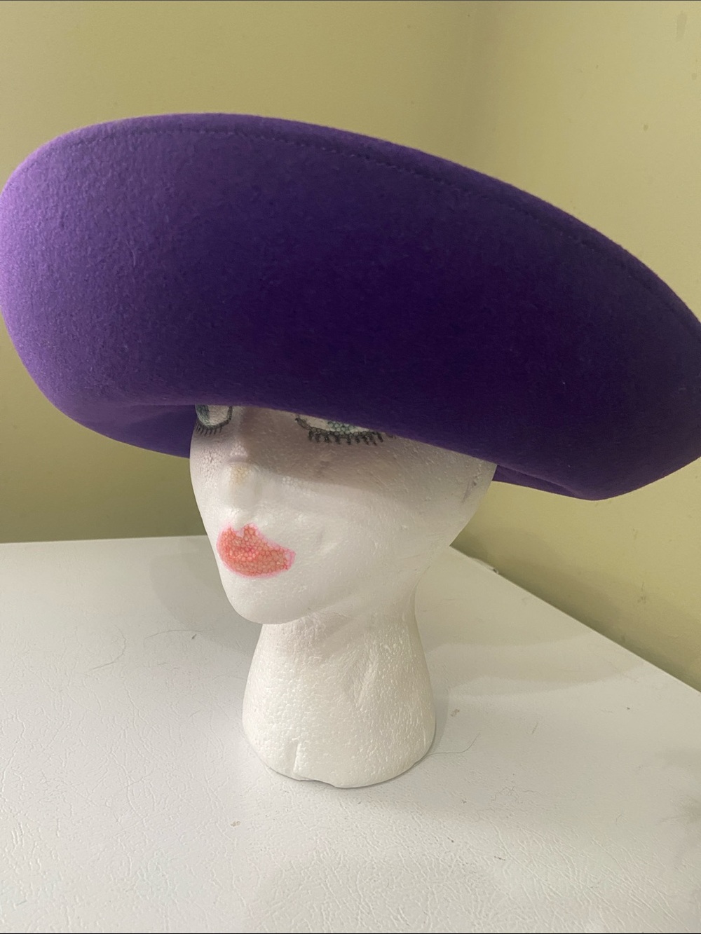 Pretty Purple Dress Hat / Church Hat by Miss Bierner - Picture 7 of 12